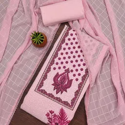 LeeliPeeri Designer Embroidered Unstitched Dress Material-image-63