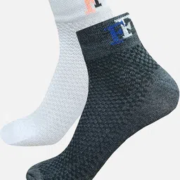 StyFun Men Pack Of 2 Crew Length Ankle Running Socks-33