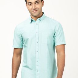 Indian Terrain Men Classic Slim Fit Casual Shirt-picture-4