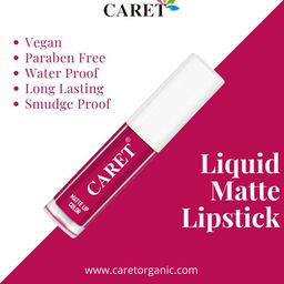 CARET ORGANIC Set Of 3 Super-Pigmented Matte Lipsticks - 2 ml Each - Shade 1-5-6 image 3