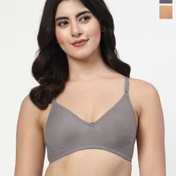 LILY Pack Of 2 Women Solid Full Coverage Bra-picture-53
