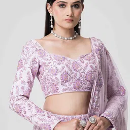 The Front Row Embellished Sequinned Ready to Wear Lehenga & Blouse With Dupatta image 5