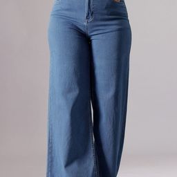 Miss Chase A+ Women Wide Leg High-Rise Stretchable Jeans-image-71
