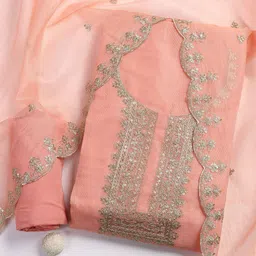Meena Bazaar Floral Embroidered Sequinned Unstitched Dress Material-image-27