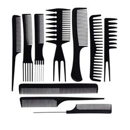 NANCY AJRAM Set Of 10 Multipurpose Hair Comb Set For for Hair Styling & Cutting-27
