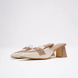 Froh Feet Women Printed Block Mules-43