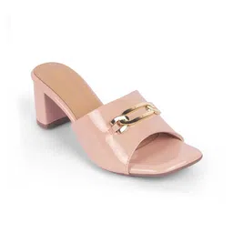 Tresmode Women Leather Block Heel Sandals-image-71