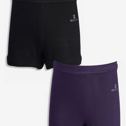 Bodycare Kids Girls Pack Of 2 Cotton Solid Regular Shorts-image-39