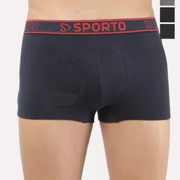 Sporto by Macho Pack Of 4 Mid-Rise Short Trunks-picture-40