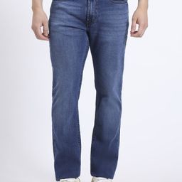 JADE BLUE Men Mid-Rise Slim Fit Light Fade Clean Look Stretchable Jeans-image-14