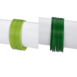 1ST TIME Set Of 24 Green Alloy Bangles-picture-34