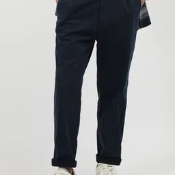 Tommy Hilfiger Men Solid Printed High Rise Trousers-image-72