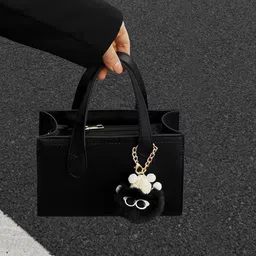 CORSICA PU Structured Tote Bag with Applique-6