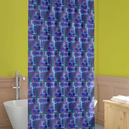 ArtzFolio Single Piece Waterproof Polyester Shower Curtain-image-54