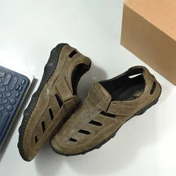 Hitz Men Leather Fisherman Sandals-picture-39