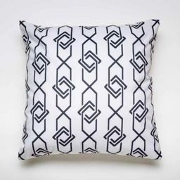 Aura White & Black Geometric Square Cushion Covers-image-31