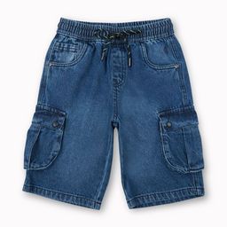 Gini and Jony Boys Washed Denim Cargo Shorts Technology-image-84
