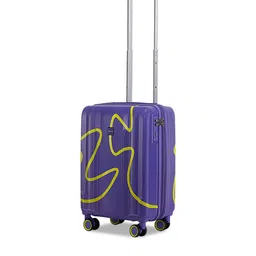 Provogue Loop Printed Hard-Sided Cabin Trolley Bag-image-58