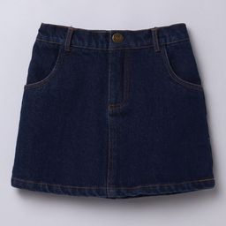 taffykids Girls Mid Rise Cotton Straight Denim Above Knee-image-14