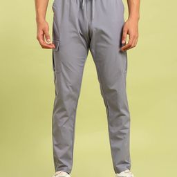 Technosport Men Relaxed Straight Leg Slim Fit Wrinkle Free Trousers-image-81