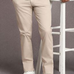 Louis Philippe Sport Men Mid-Rise Slim Fit Cotton Trousers-picture-20