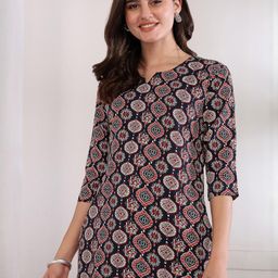 Moda Rapido Women Polyester Straight Kurtis-picture-34