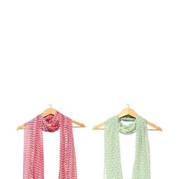 StoleVilla Floral Chiffon Stoles-25