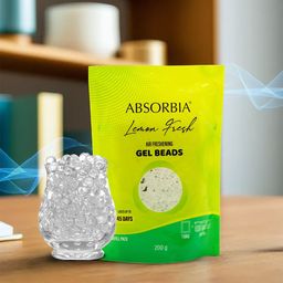 Absorbia Lemon Fresh Gel Beads Air Freshener 200g-43