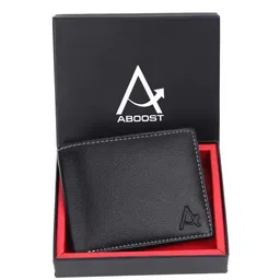 ABOOST Men Solid Leather Two Fold Wallet-28