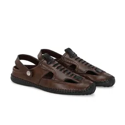 knoos Men Ethnic Shoe-Style Sandals-image-30