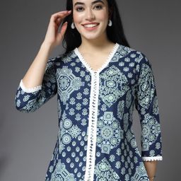 Pristyle Women Printed A-line Top-picture-2