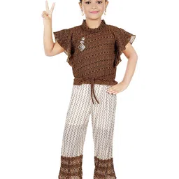 BAESD Girls Top with Palazzos-image-1