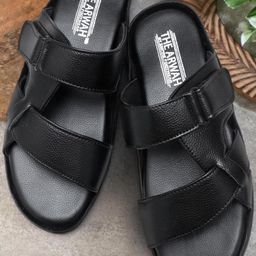 The arwah Men Black Sandals-picture-57