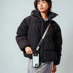 DailyObjects Grey Crossbody Utility Phone Lanyard - Strap Mobile Accessories-34