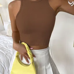 BAESD Women Sleeveless Tank Crop Top-image-70
