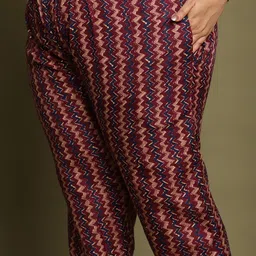 Rajnandini Women Floral Printed Regular Kurta with Salwar & With Dupatta image 4