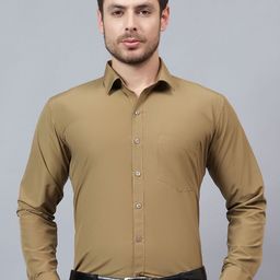 AAAI Enterprises Slim Fit Spread Collar Formal Shirt-image-10