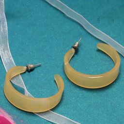 Maansh Contemporary Half Hoop Earrings-image-25