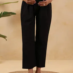 Ikk Kudi by Seerat Women Relaxed Straight Leg High-Rise Maternity Trousers-image-60