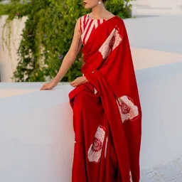 HERE&NOW Floral Printed Saree-picture-45