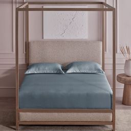 DDecor Blue Geometric Printed 300 TC Cotton Super King Bedsheet Set-1.82 m x 1.98 m-picture-37