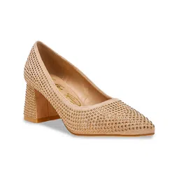 London Rag PU Block Pumps-38