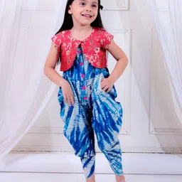 Twisha Girls Printed Basic Jumpsuit-image-34