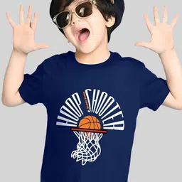 Kiddy Viddy Boys Graphic Printed Round Neck T-shirt-picture-11
