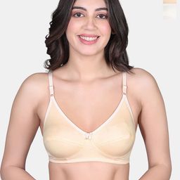 SKDREAMS Women Pack Of 2 Full Coverage Non Padded Non Wired Cotton Regular Everyday Bra-17