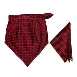 The Tie Hub Men Cravat and Pocket Square Gift Set-image-2