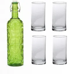 SOMIL Green Glass Airtight Can Bottle-image-85