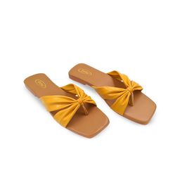 ZaHu Women Open Toe Flats with Laser Cuts-16