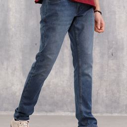 WROGN Men Slim Fit Mid-Rise Stretchable Jeans-picture-18