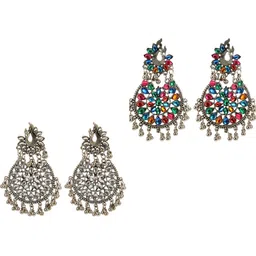 Dev Fashion Contemporary Drop Earrings-97